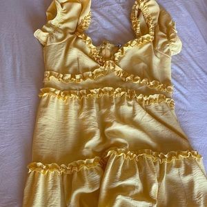 Cute yellow sun dress